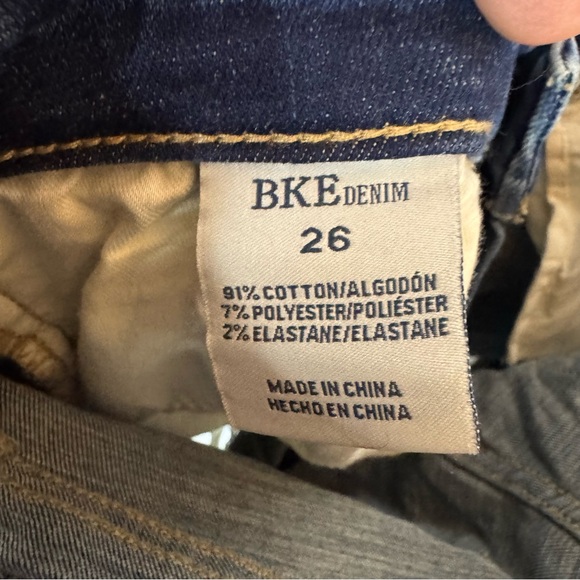BKE Payton Distressed Ankle Skinny Jeans Women’s 26 Mid Rise Stretch - Picture 11 of 12